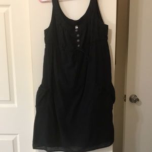 Xhilaration black gauzy summer dress.